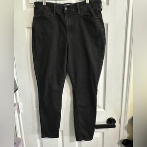 Denizen From Levi's Black High-Rise Skinny Jeans 14S W32 L28